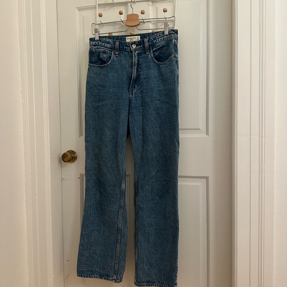 Abercrombie & Fitch Women's Flare Blue Jeans